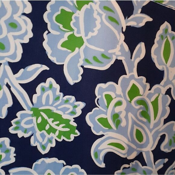 Zara Navy and White Floral Maxi Dress - Picture 5 of 15